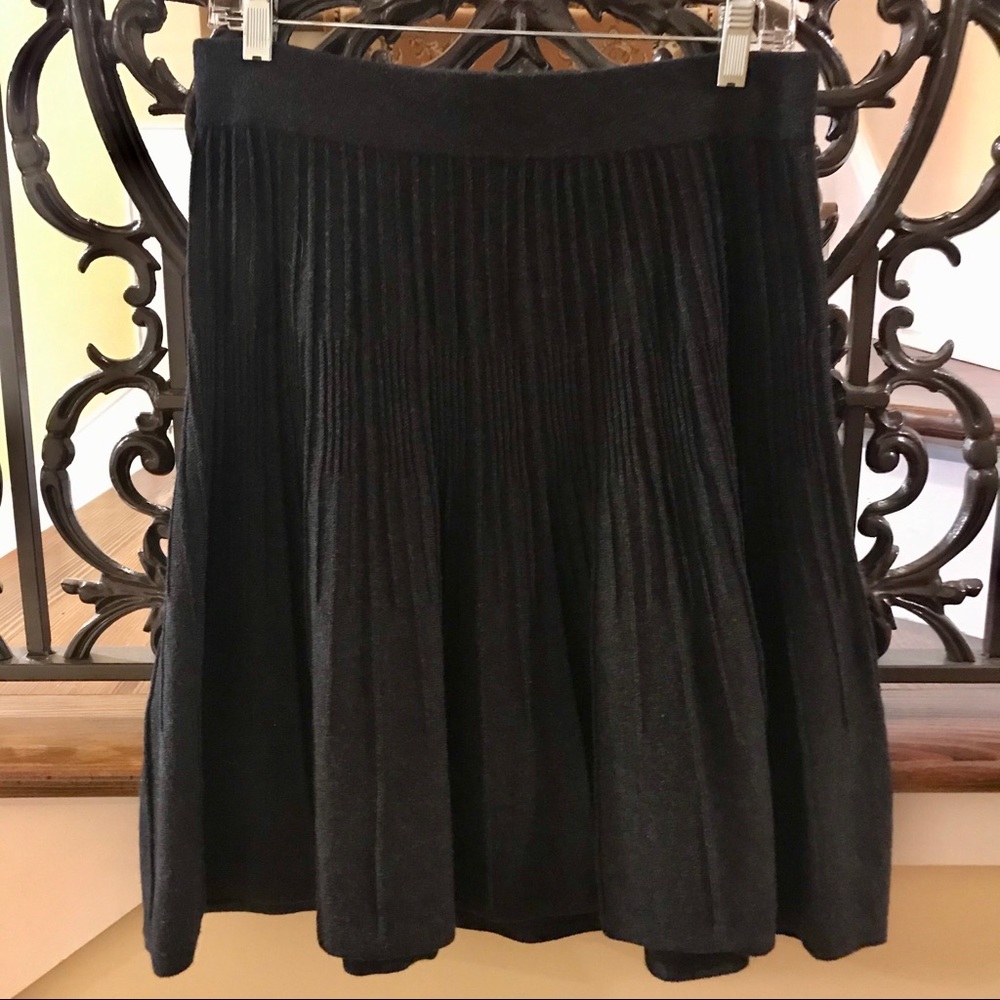 CAbi Dark Grey Knee length Skirt